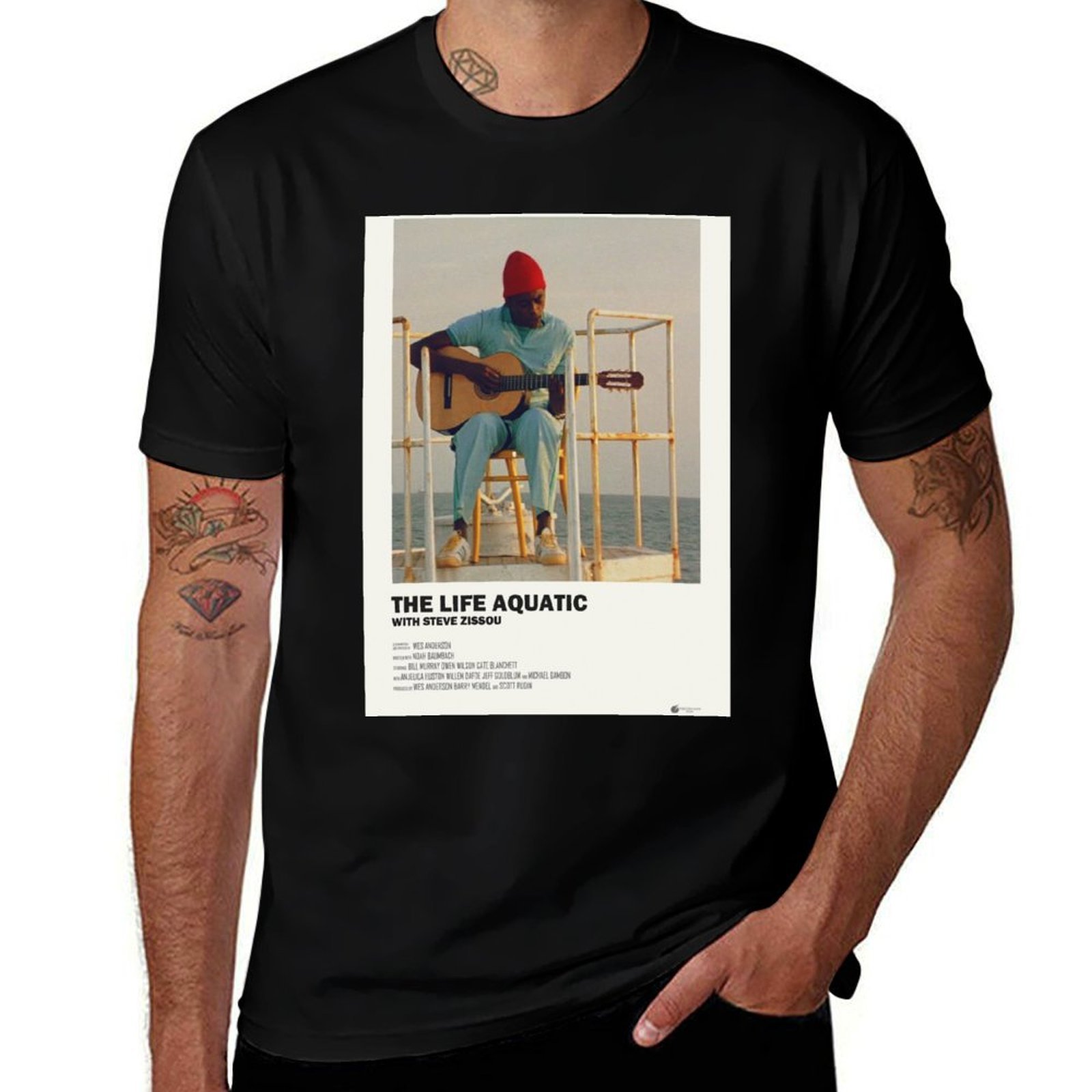 The Life Aquatic Poster T-Shir - Aquatic Sports Activities 评论和价格
