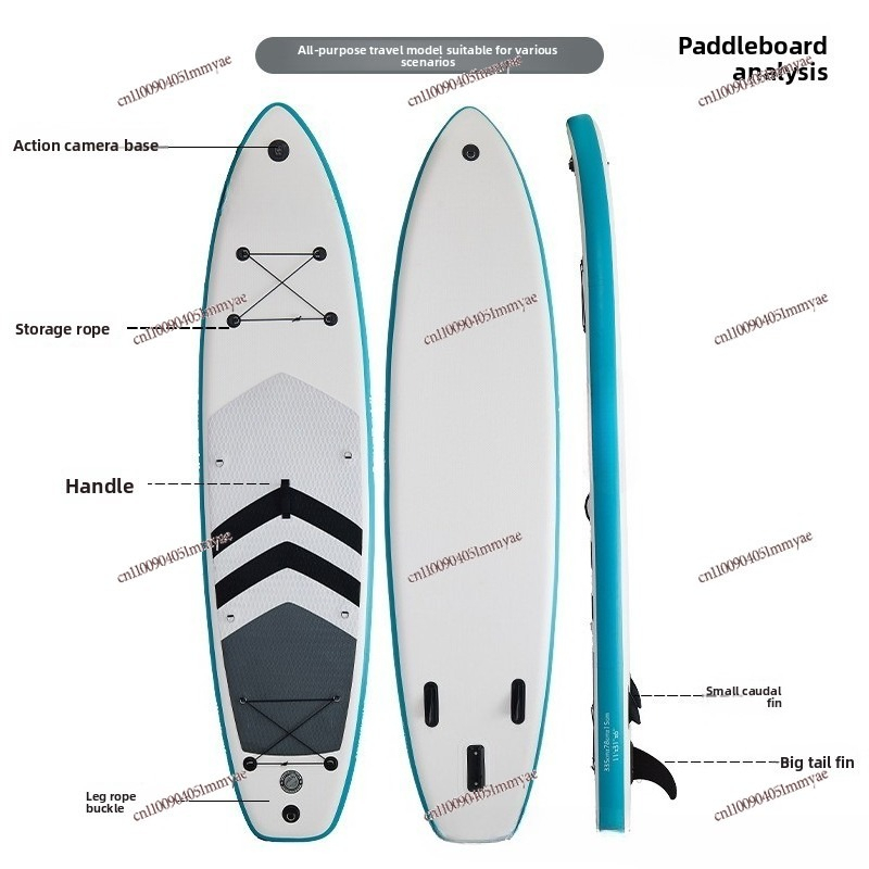 New Inflatable PVC Stand Up Pa - Aquatic Sports Activities 评论和价格