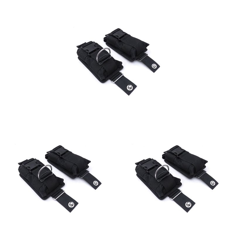 New 6Pcs Spare Black 1680D Nyl - Dive Weight Belt 评论和价格